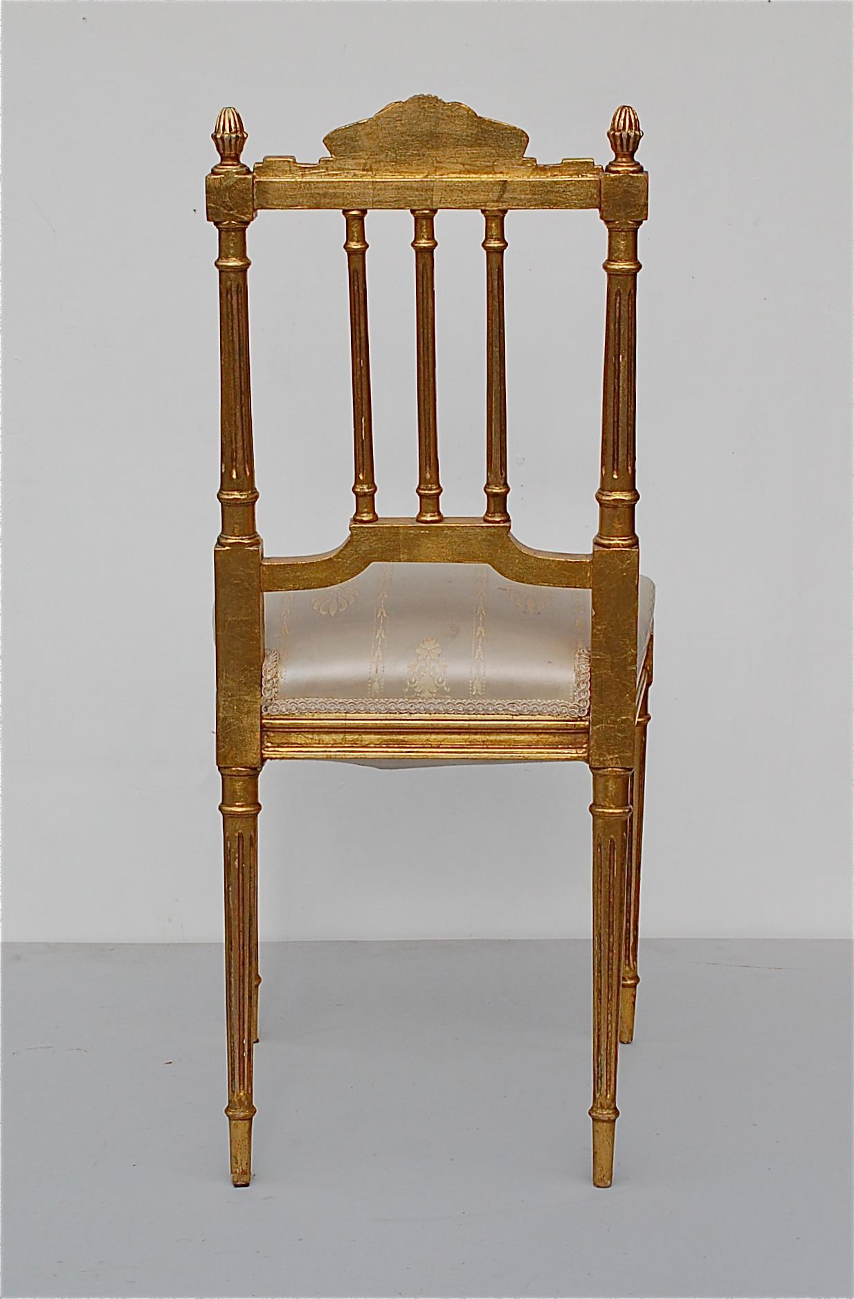 French Empire Style Giltwood Chair, Early 20th Century, France (Französisch)