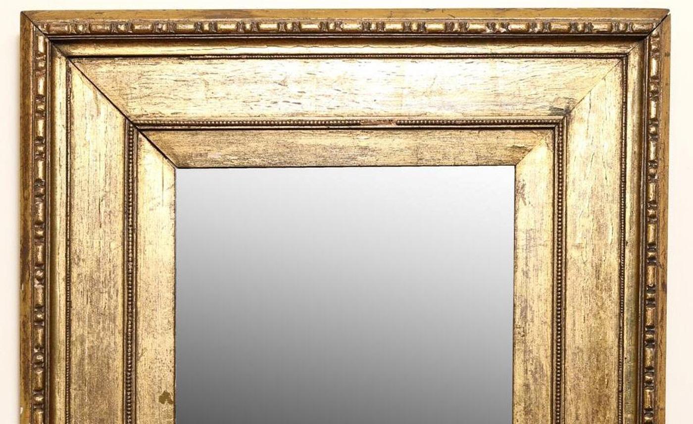 French Empire Style Giltwood Mirror In Good Condition In New York, NY