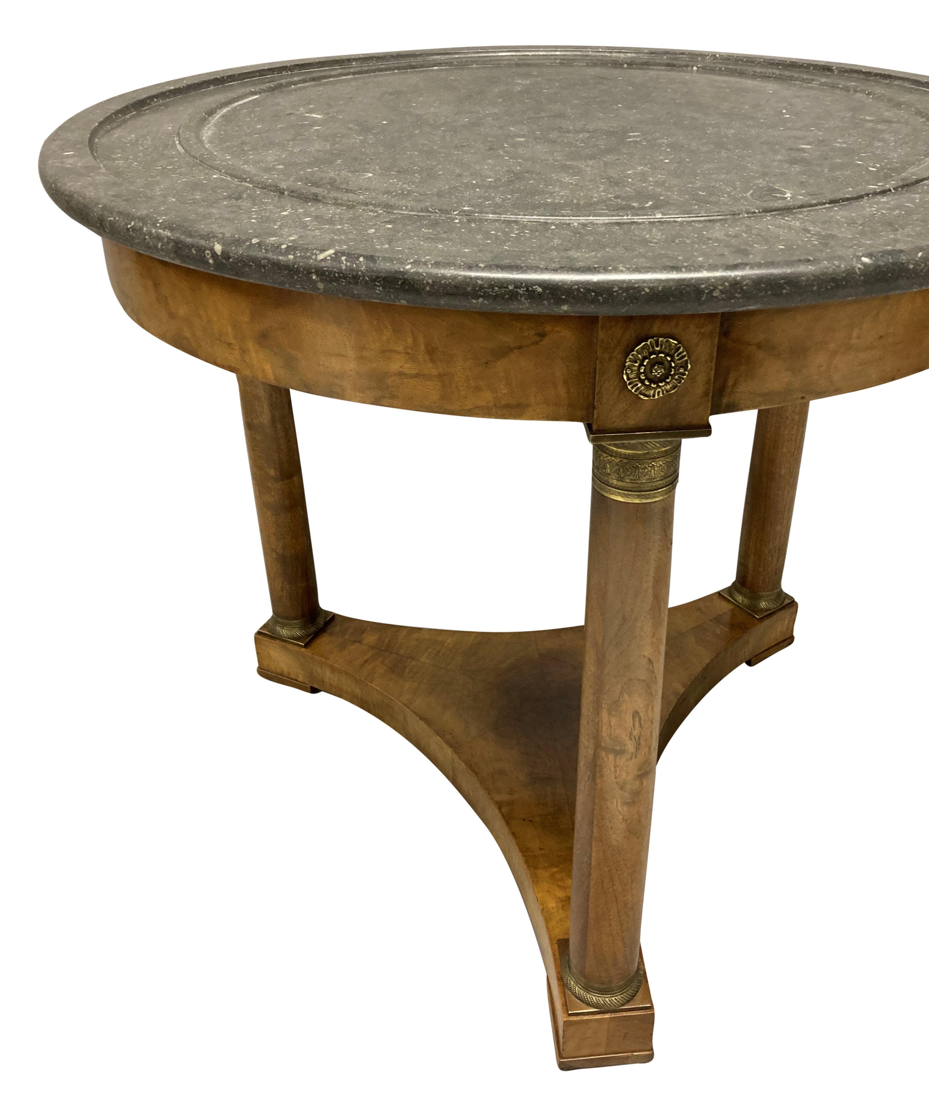 Mid-20th Century French Empire Style Gueridon Table