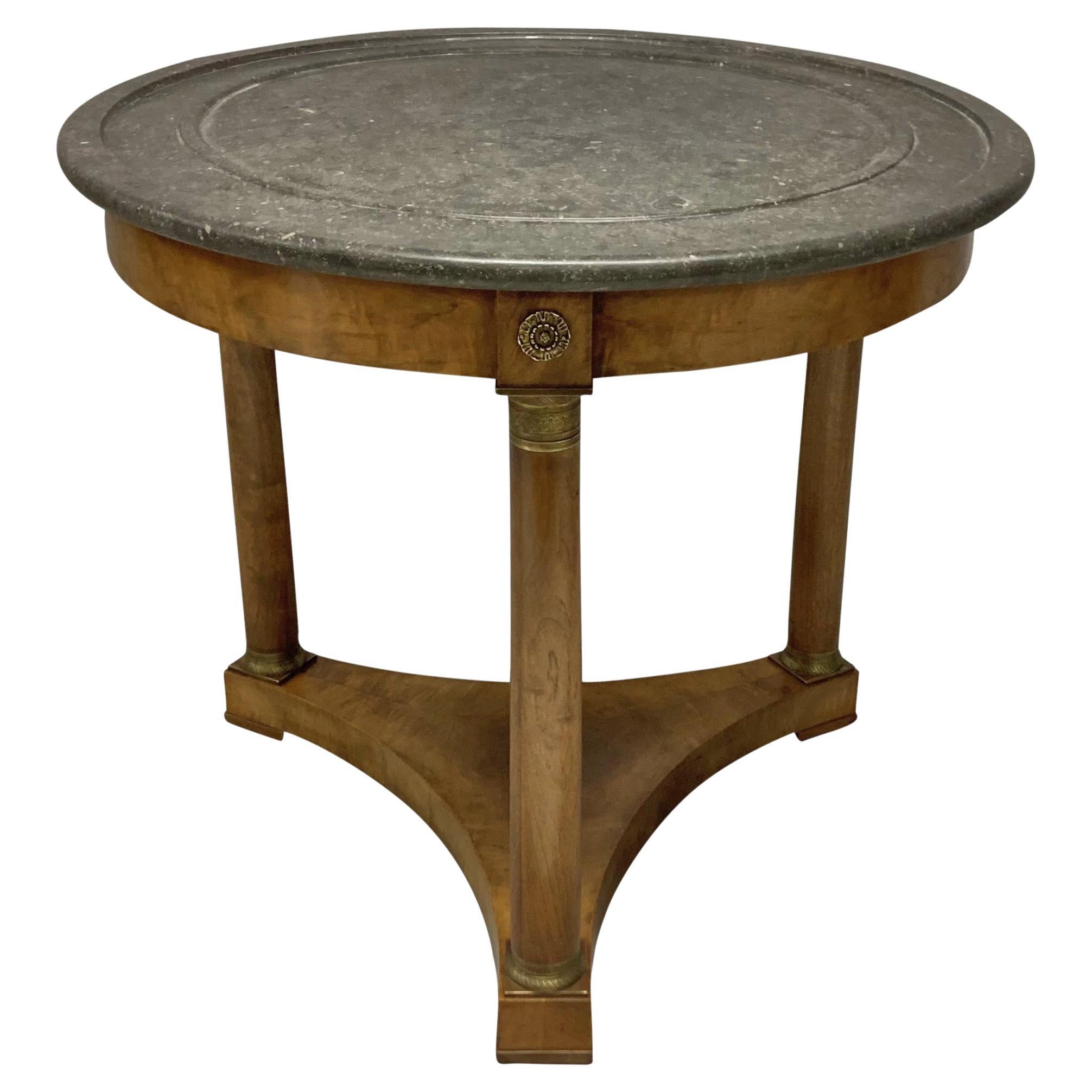 French Empire Style Gueridon Table