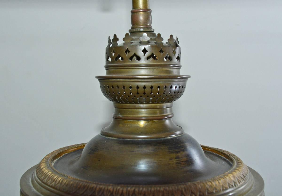 French Empire Style Lamp In Good Condition For Sale In Sheffield, MA