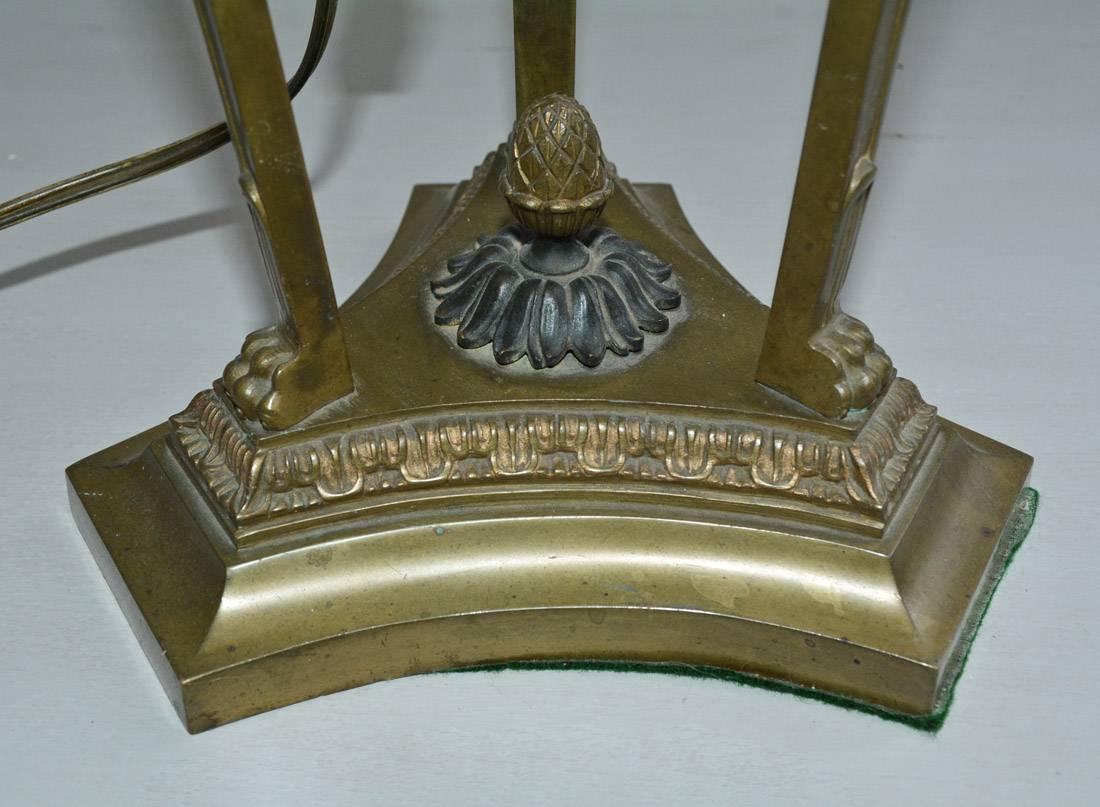 Bronze Lampe française de style Empire en vente