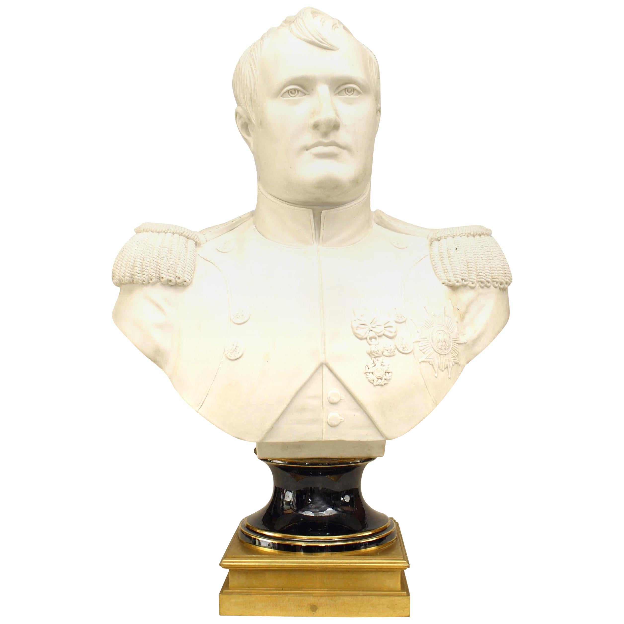 French Empire Parian Napoleon Bust For Sale