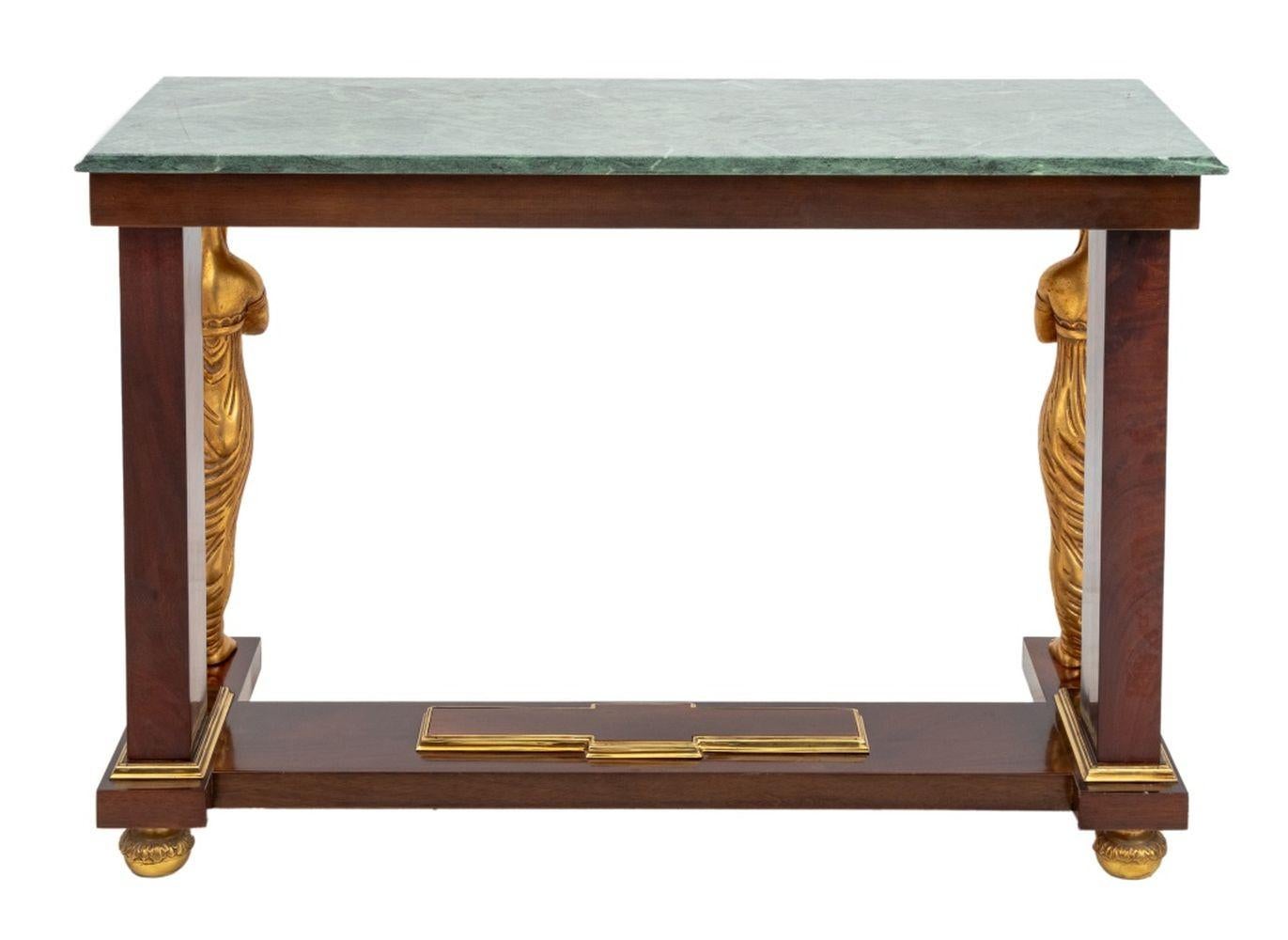 Table console en acajou de style Empire Bon état - En vente à Astoria, NY