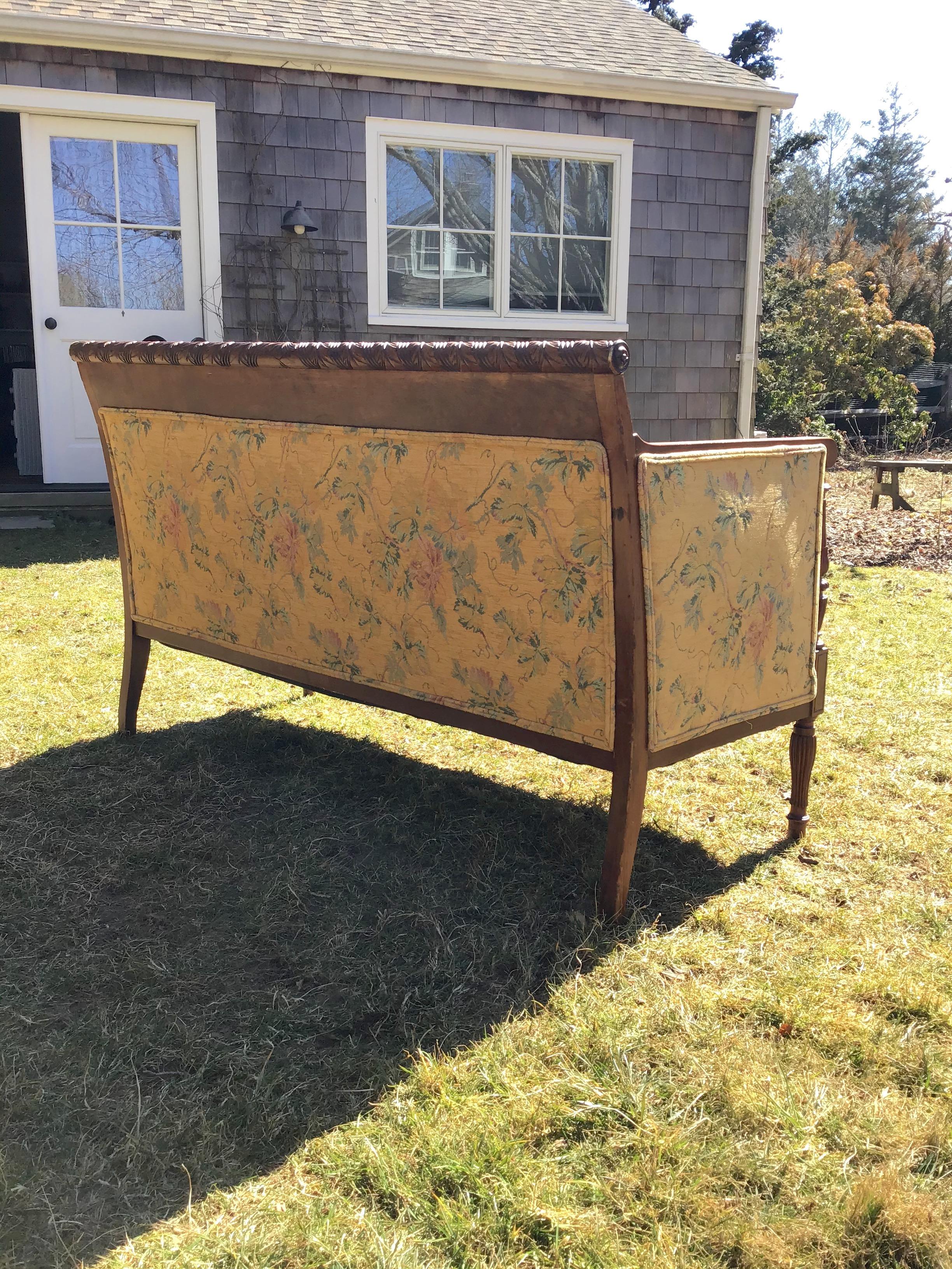antique settee couch