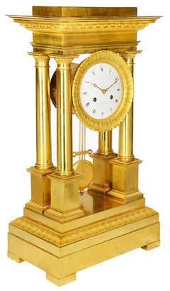 French Empire Style Mantel Clock, circa 1880