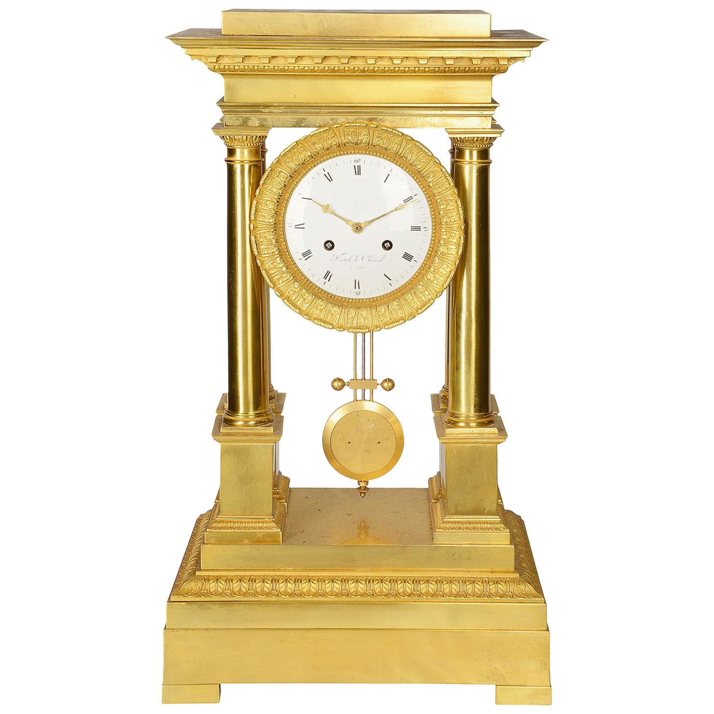 French Empire Style Mantel Clock, circa 1880