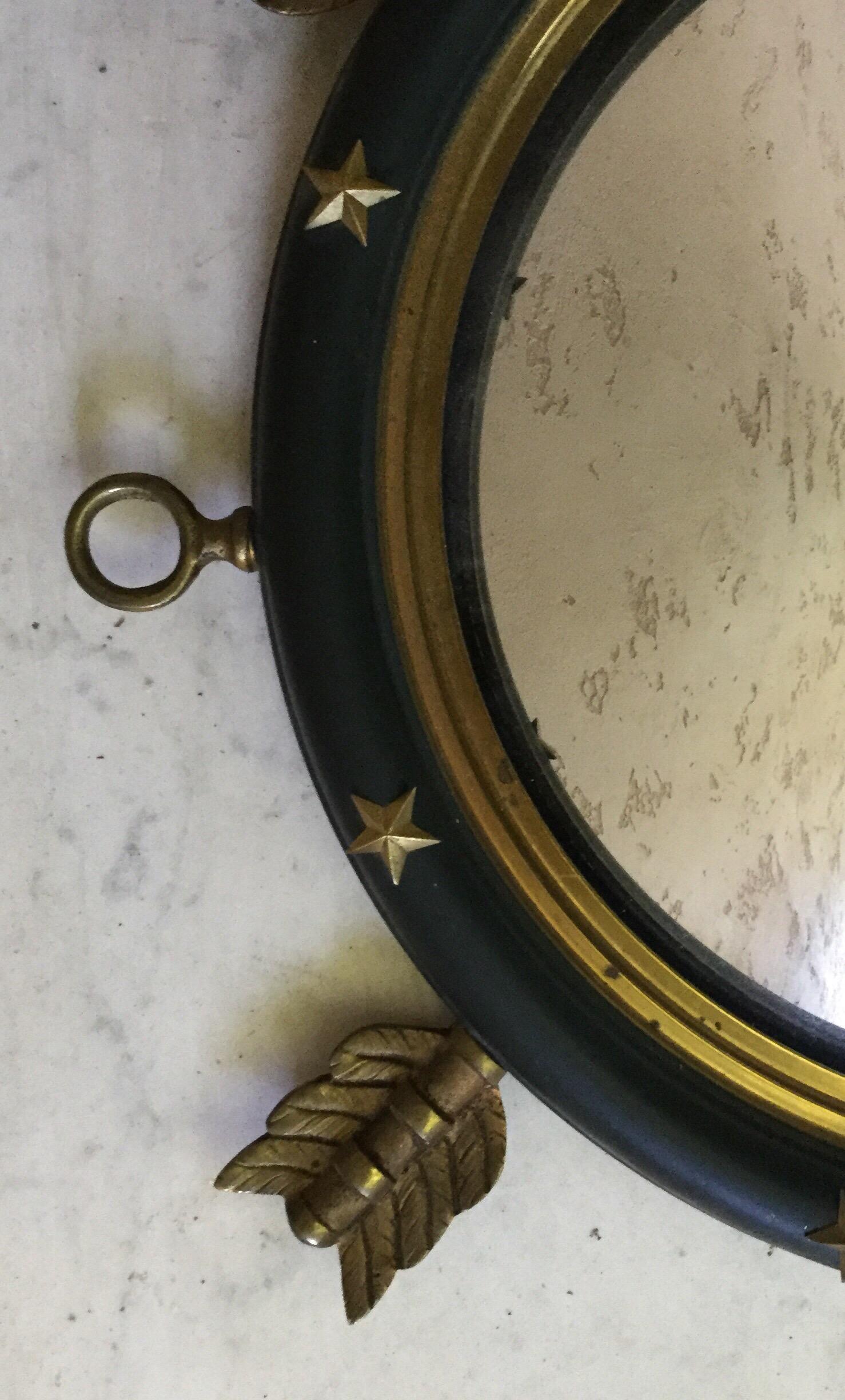 Applique a specchio in stile Impero francese, 1940 circa In condizioni buone in vendita a Austin, TX