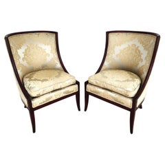 French Empire Style Occasional Chairs Pair