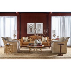 French Empire Style Round Accent Table