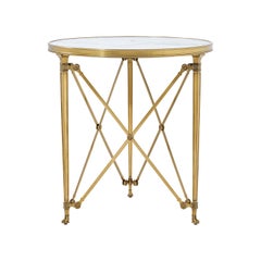French Empire Style Round End Table
