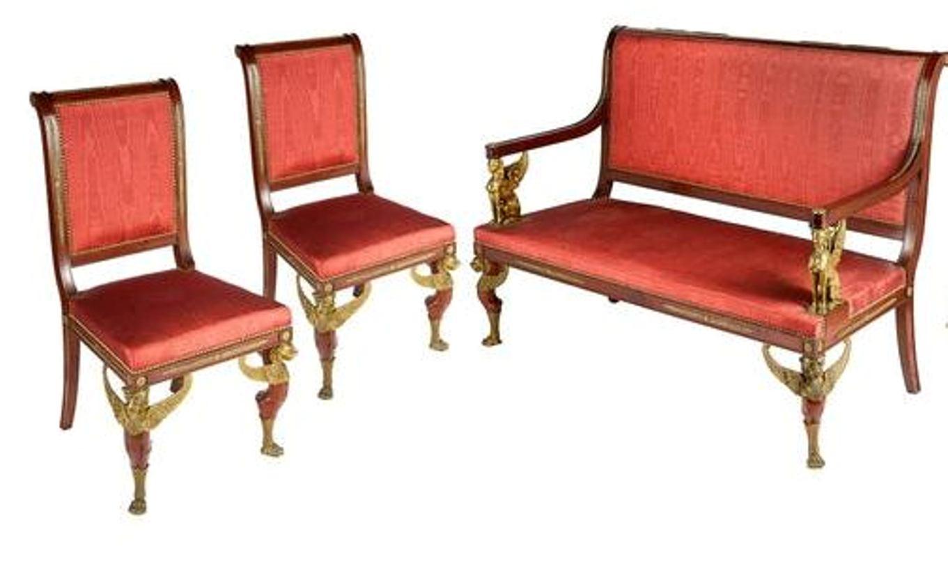 French Empire Style Salon Suite