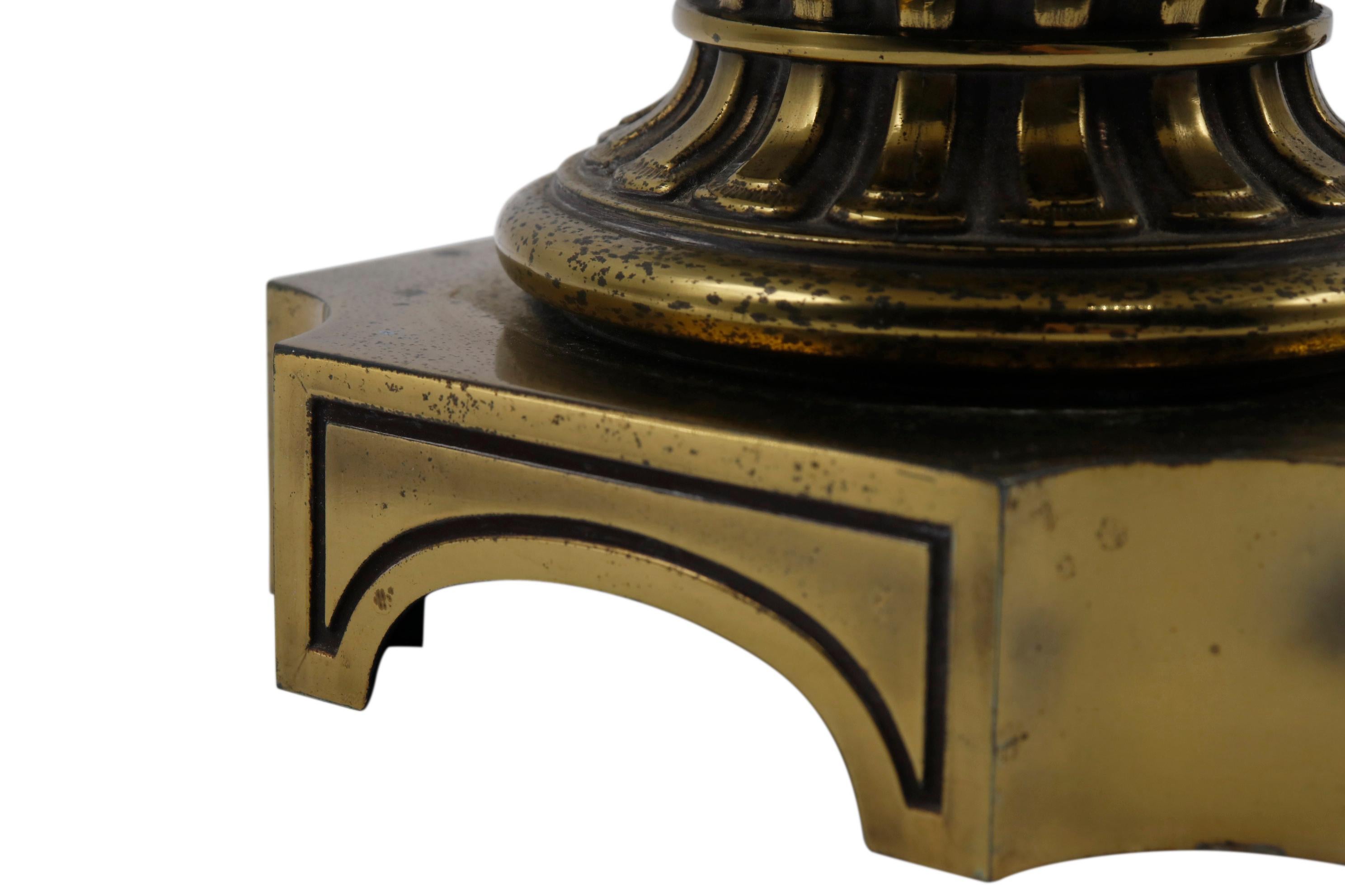 Paire de lampes de table de style Empire français par Stiffel en vente 1