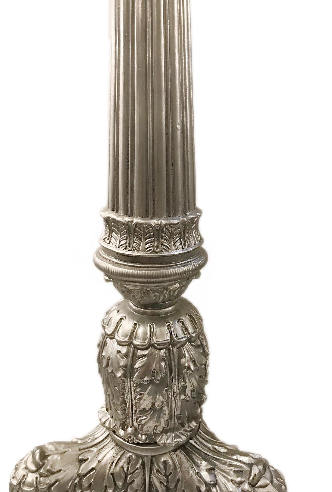 French Empire Style Table Lamps In Good Condition For Sale In New York, NY
