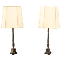 French Empire Style Table Lamps