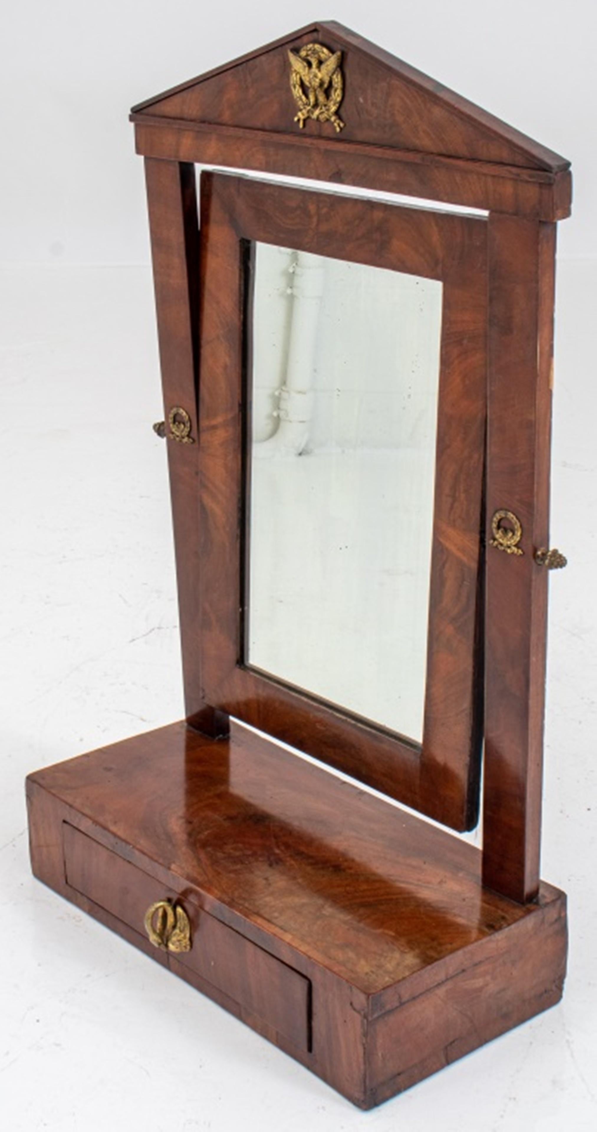 20th Century French Empire Style Table Mirror For Sale