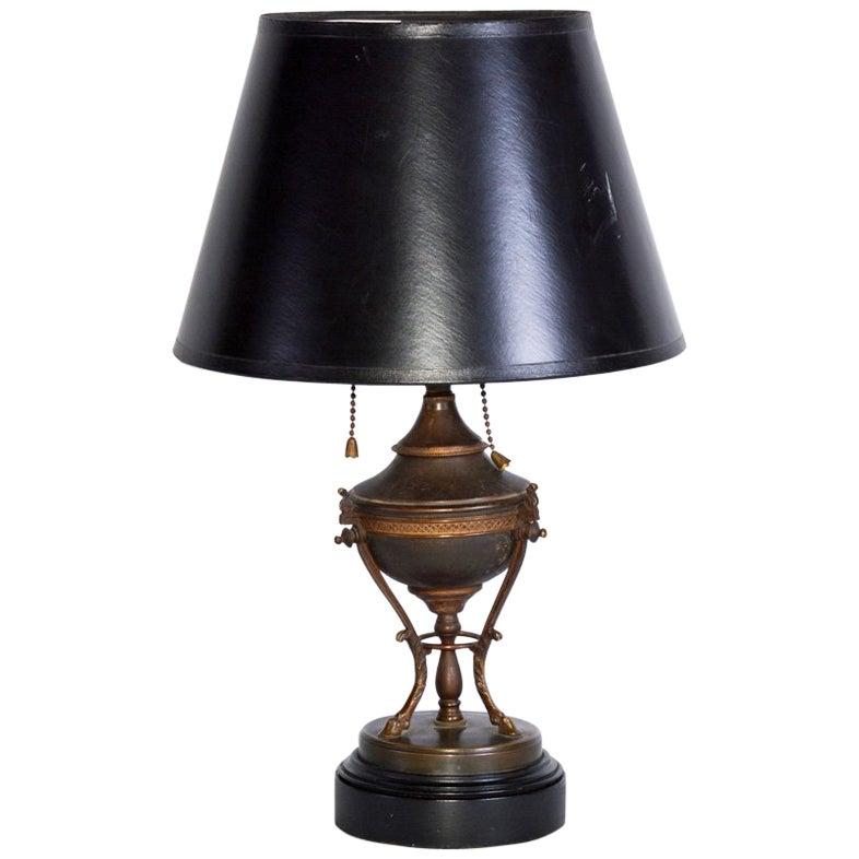 French Empire Style Table or Desk Lamp For Sale
