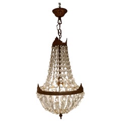 Antique French Empire Style Tent Chandelier