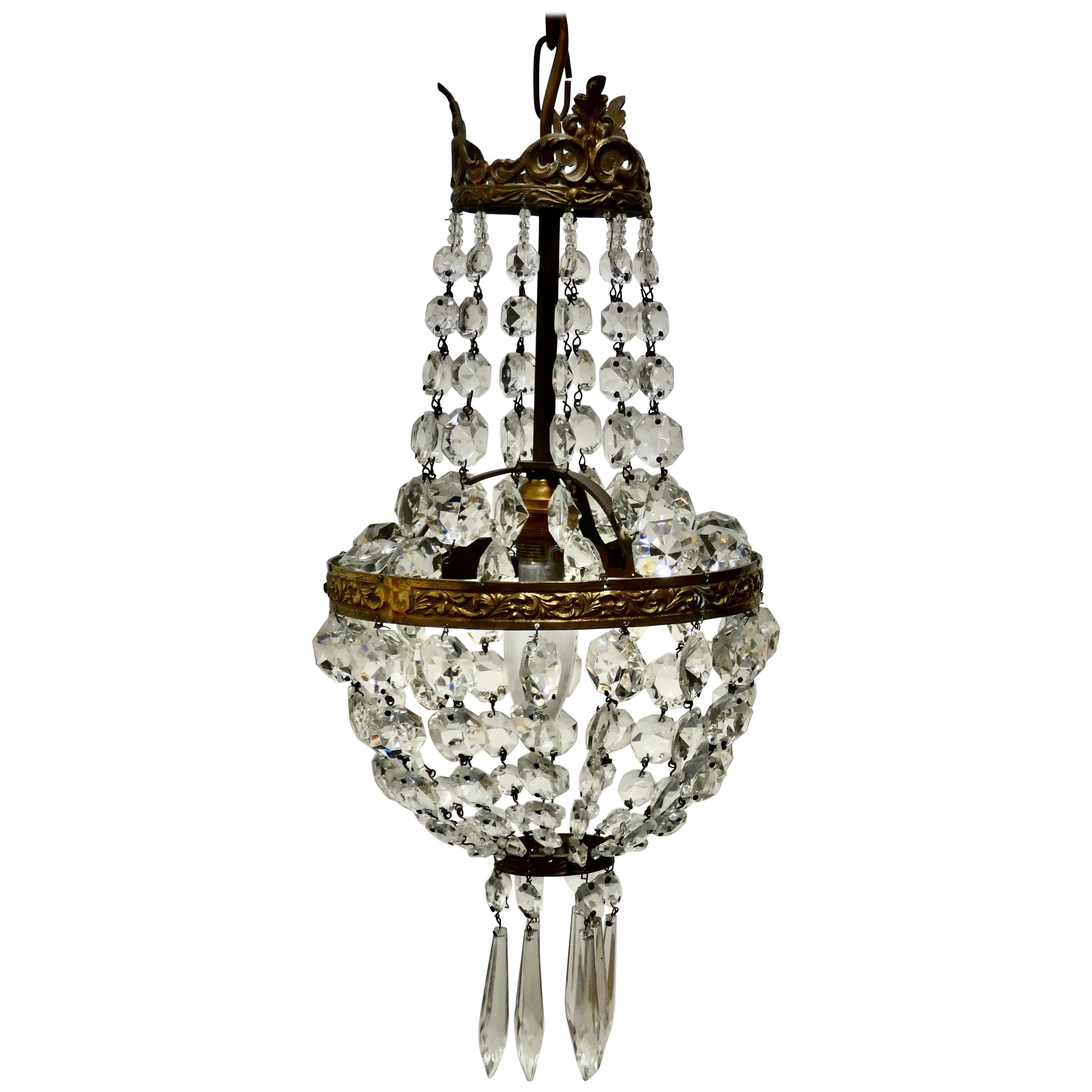 French Empire Style Tent Chandelier