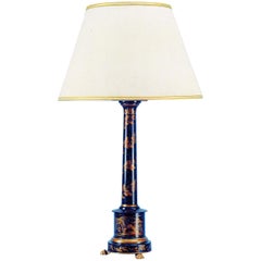 English Regency Style Toleware Lamp By Gherardo Degli Albizzi 