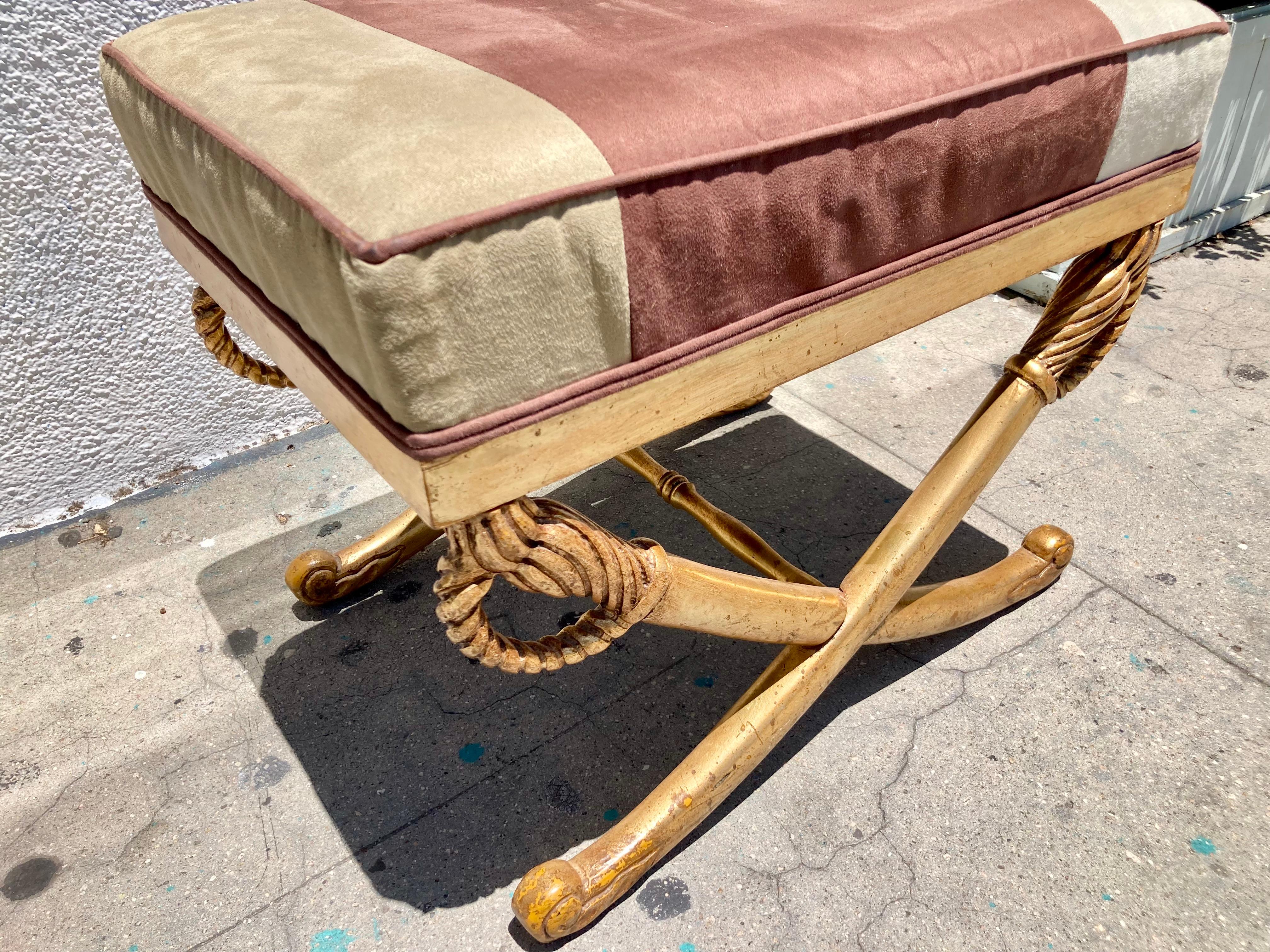 French Empire Sword Bench Ottoman For Sale 3