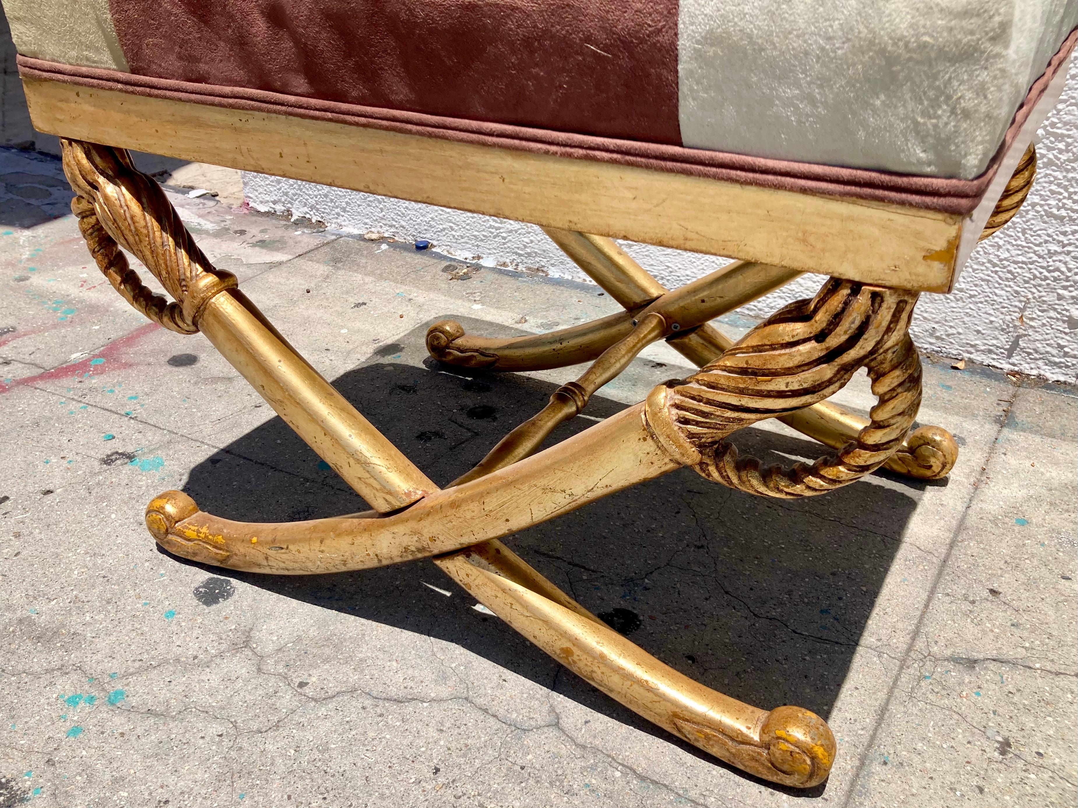 French Empire Sword Bench Ottoman For Sale 4