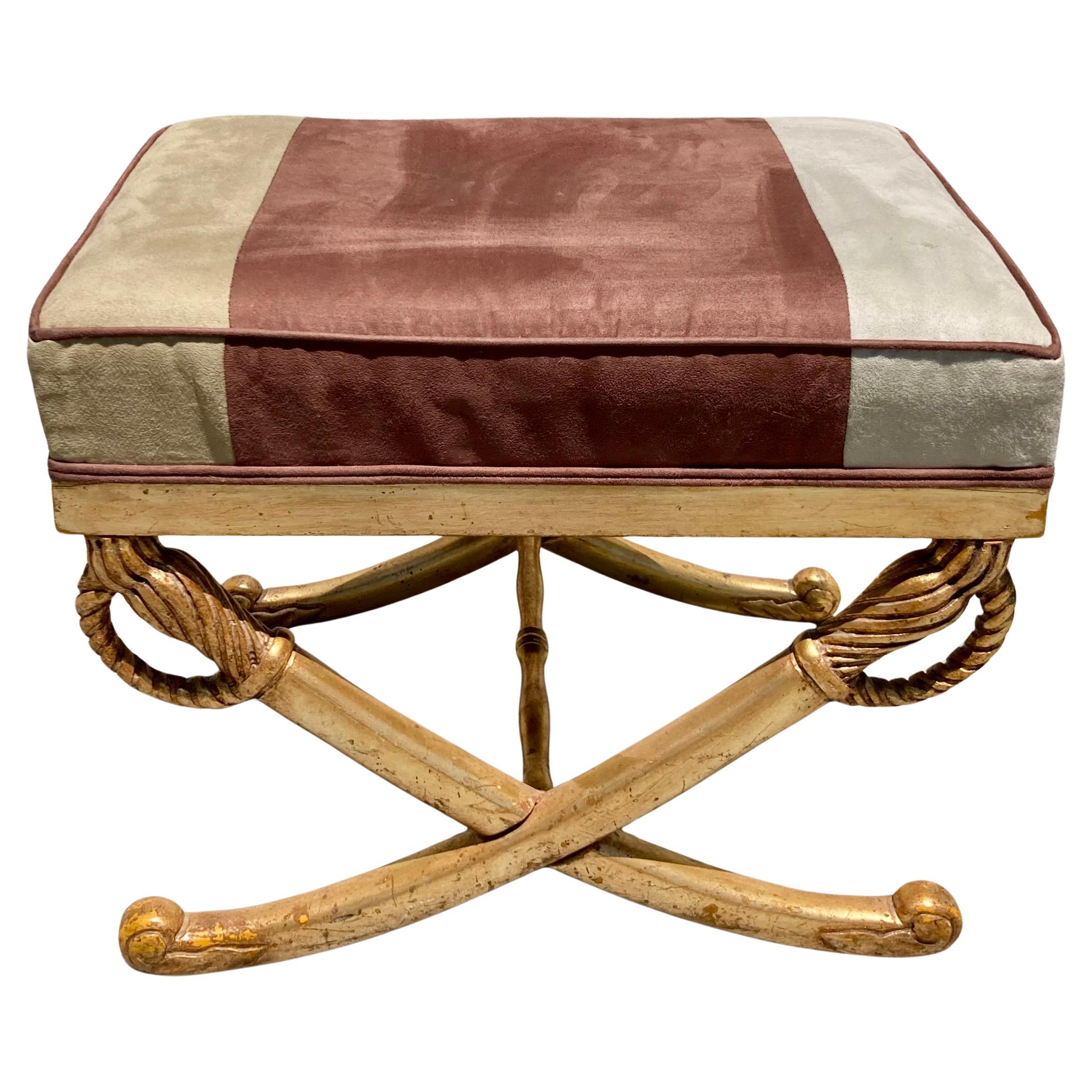 French Empire Sword Bench Ottoman For Sale