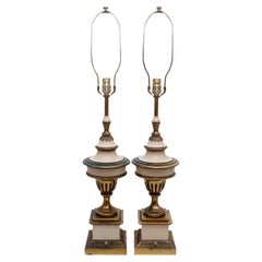 French Empire Table Lamps by Stiffel, a Pair