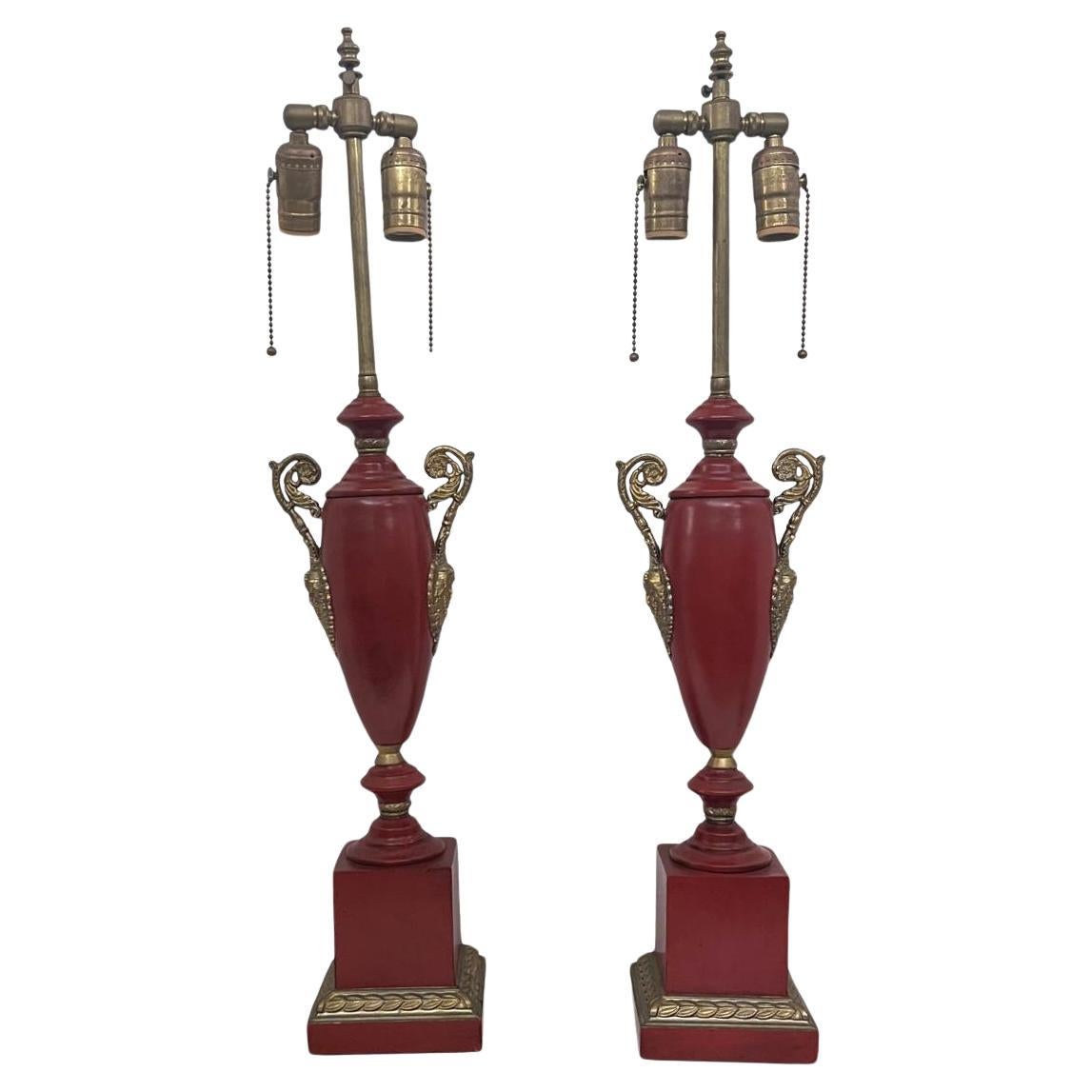 French Empire Table Lamps