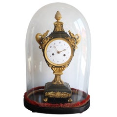 French Empire Urn Clock With His Globe