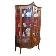 French Empire Vitrine Display Cabinet 1860