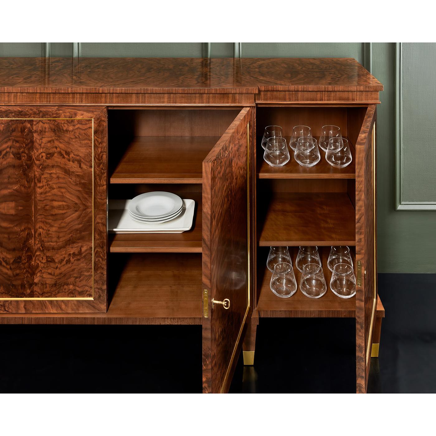 Asiatico Credenza francese in noce Impero in vendita