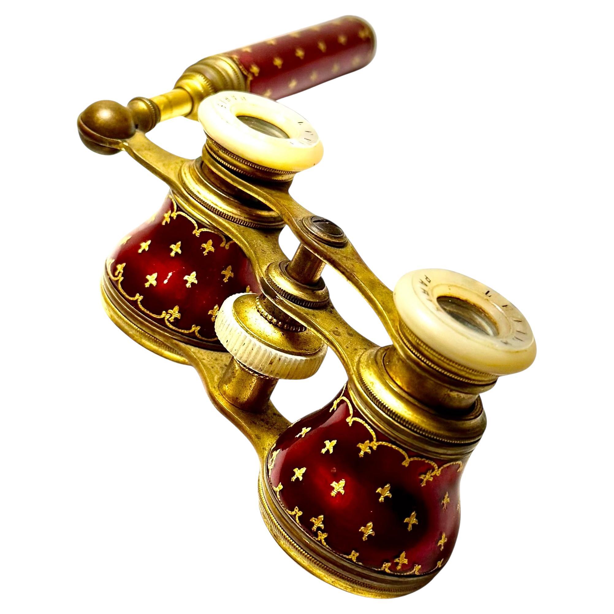 Vasos de Ópera franceses esmaltados en venta