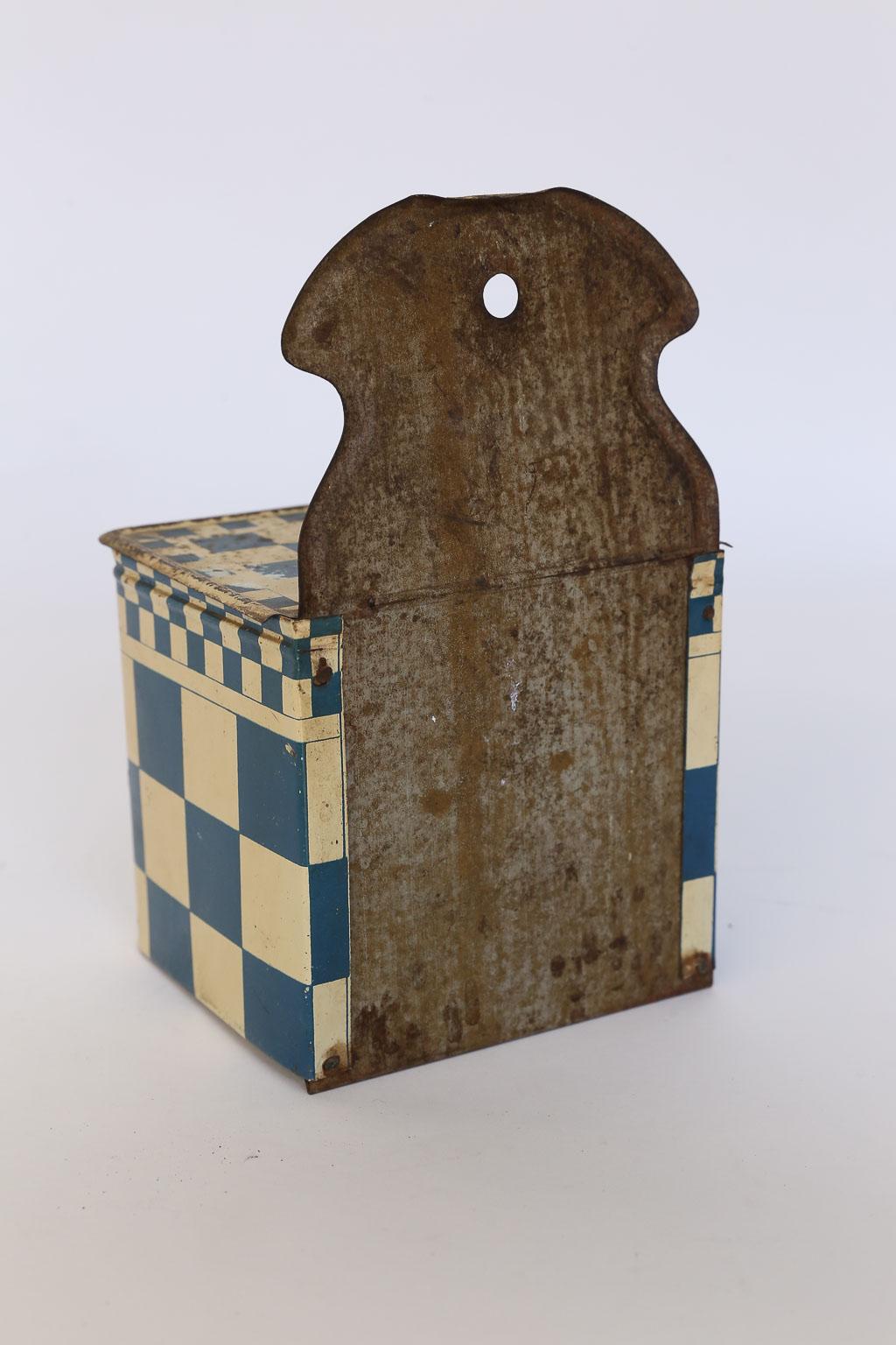 20th Century French Enamel Salt Cellar