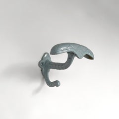 French Enameled Iron Hook