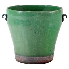 Olla francesa de hierro esmaltado, circa 1930
