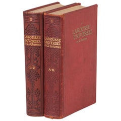 Livres d'encyclopédie française, Larousse Universel, 1922