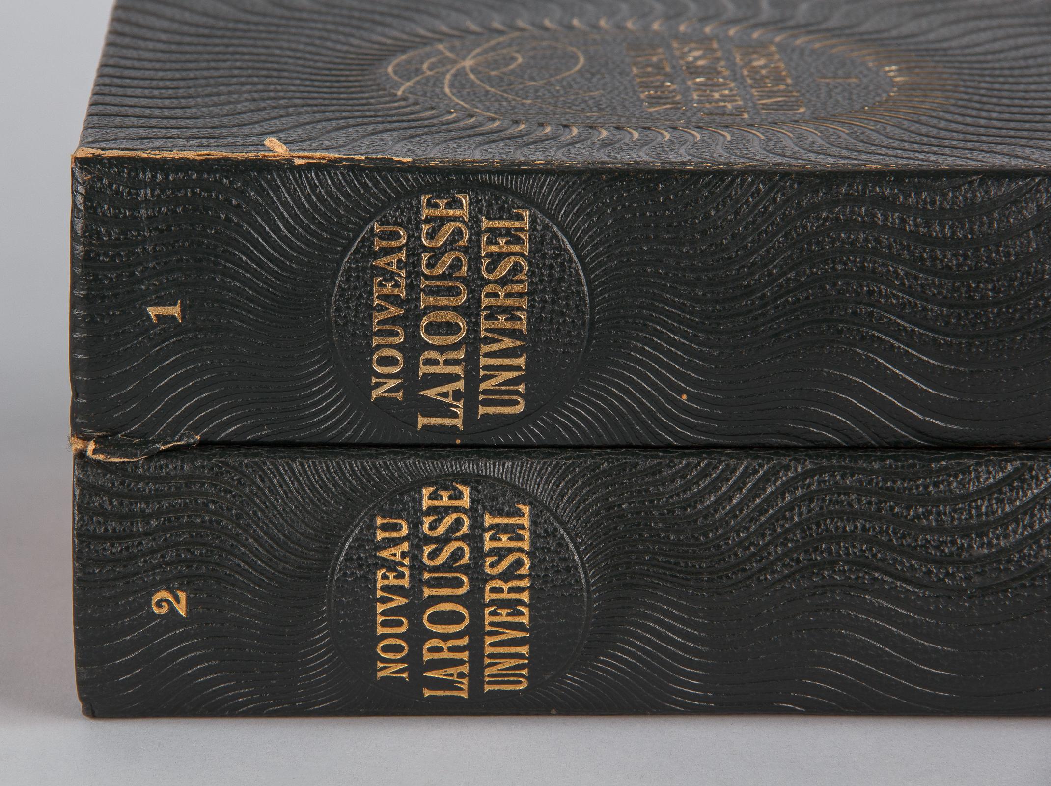 French Encyclopedia, Two Volumes Nouveau Larousse Universel, 1948 6