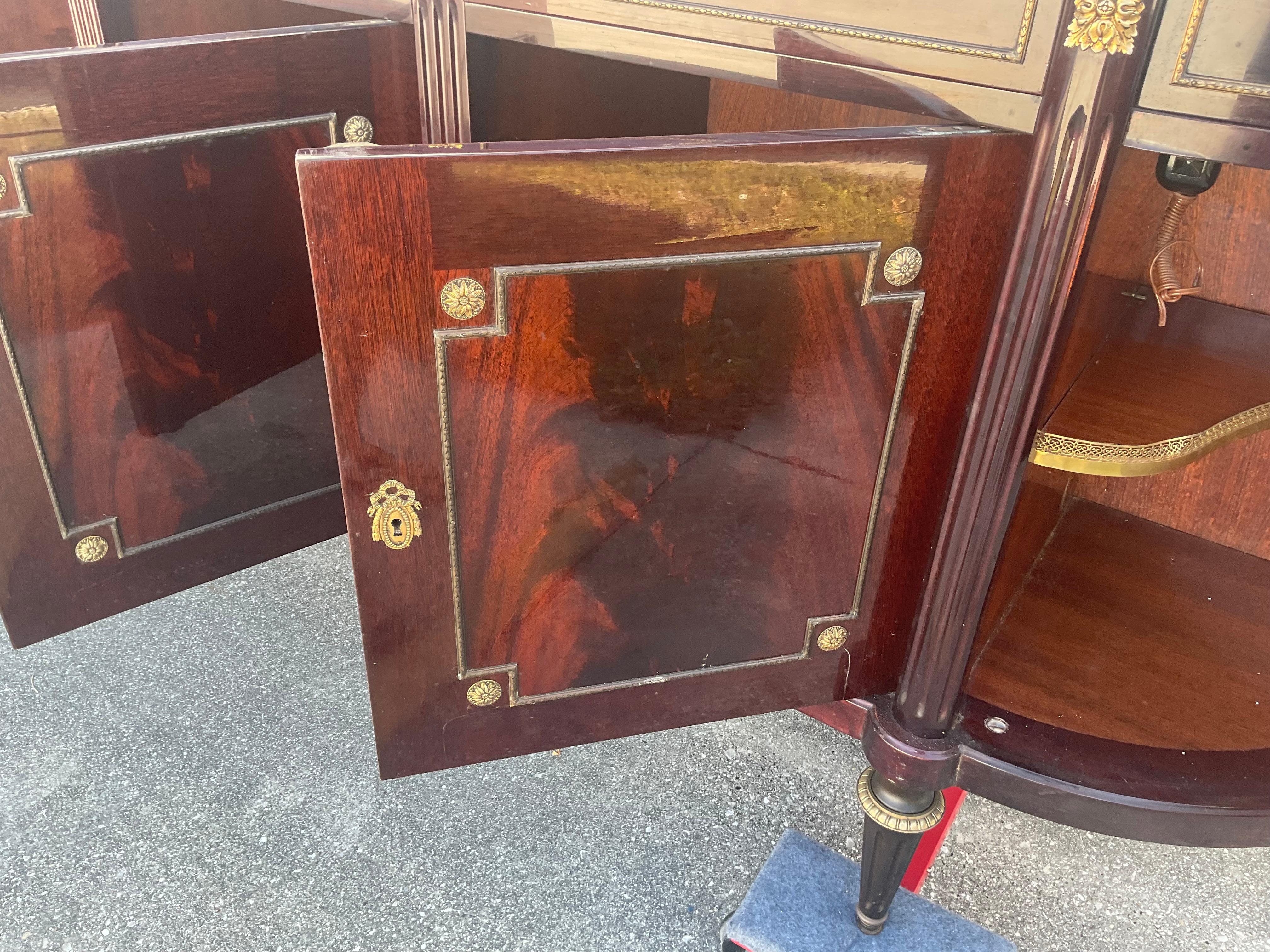 French Enfilade Louis XVI Style With Marble Top 4