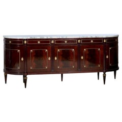 French Enfilade Louis XVI Style With Marble Top