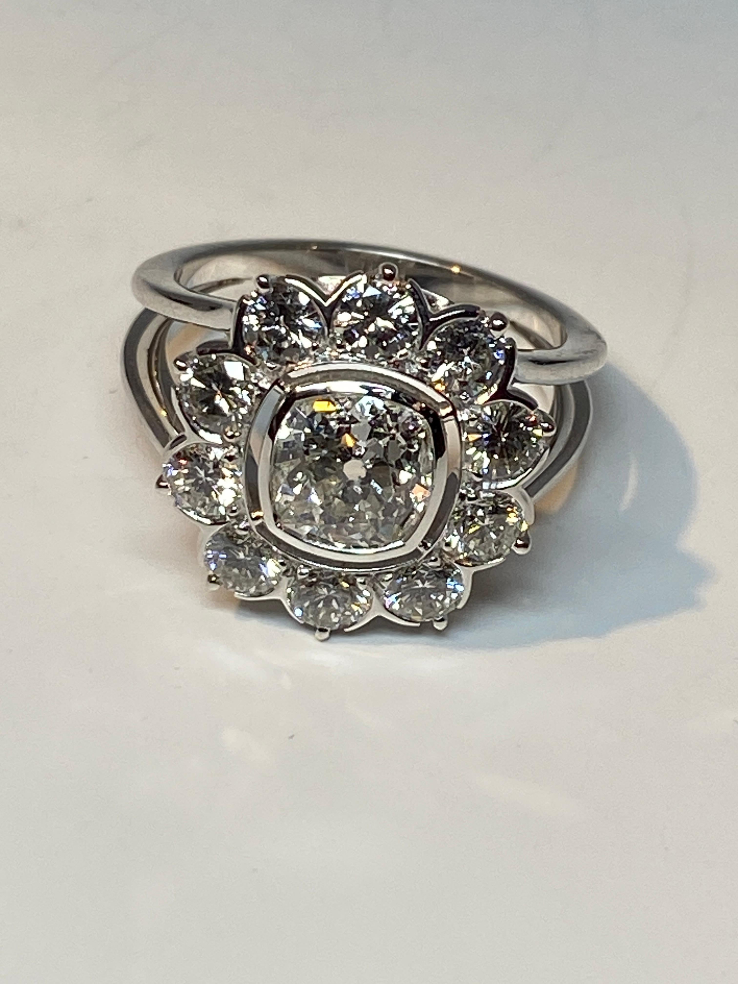 modern diamond ring settings