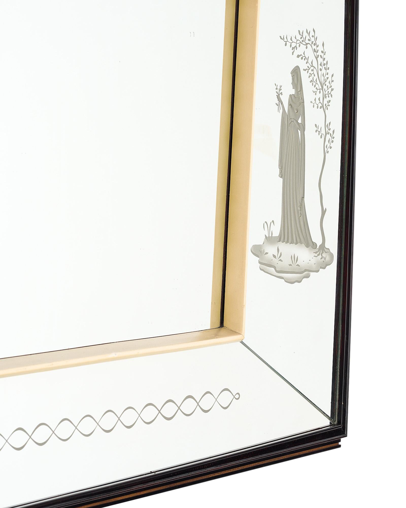 French Engraved Mirror 4