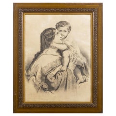 French engraving - 'Le pardon' - 19th century