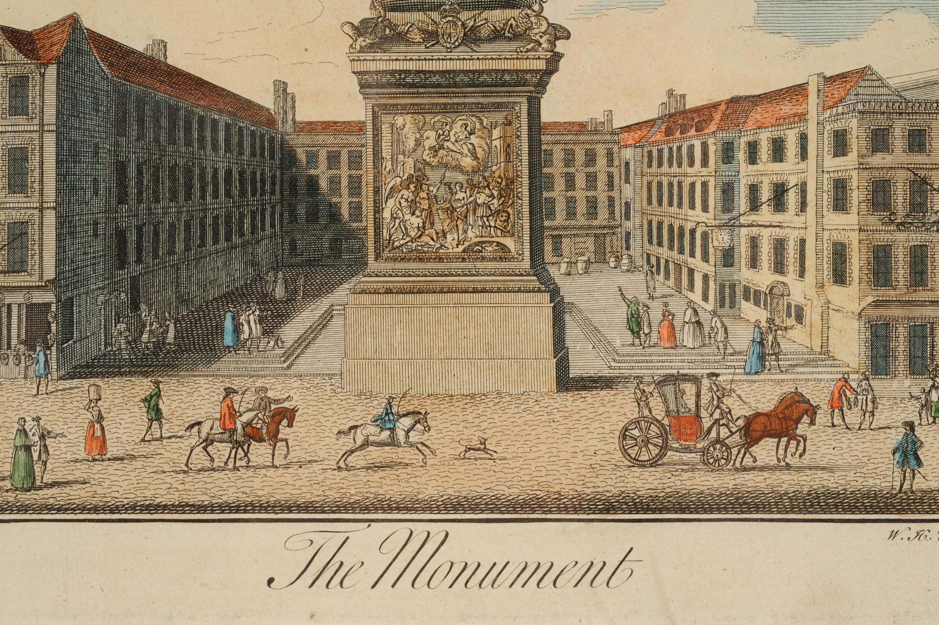Gravur „Das Monument“ mit französischem Schliff (Louis XVI.) im Angebot