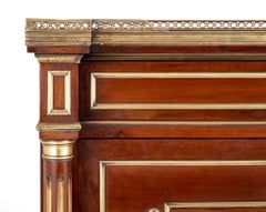 French Escritoire Desk Mahogany Antique, 1860