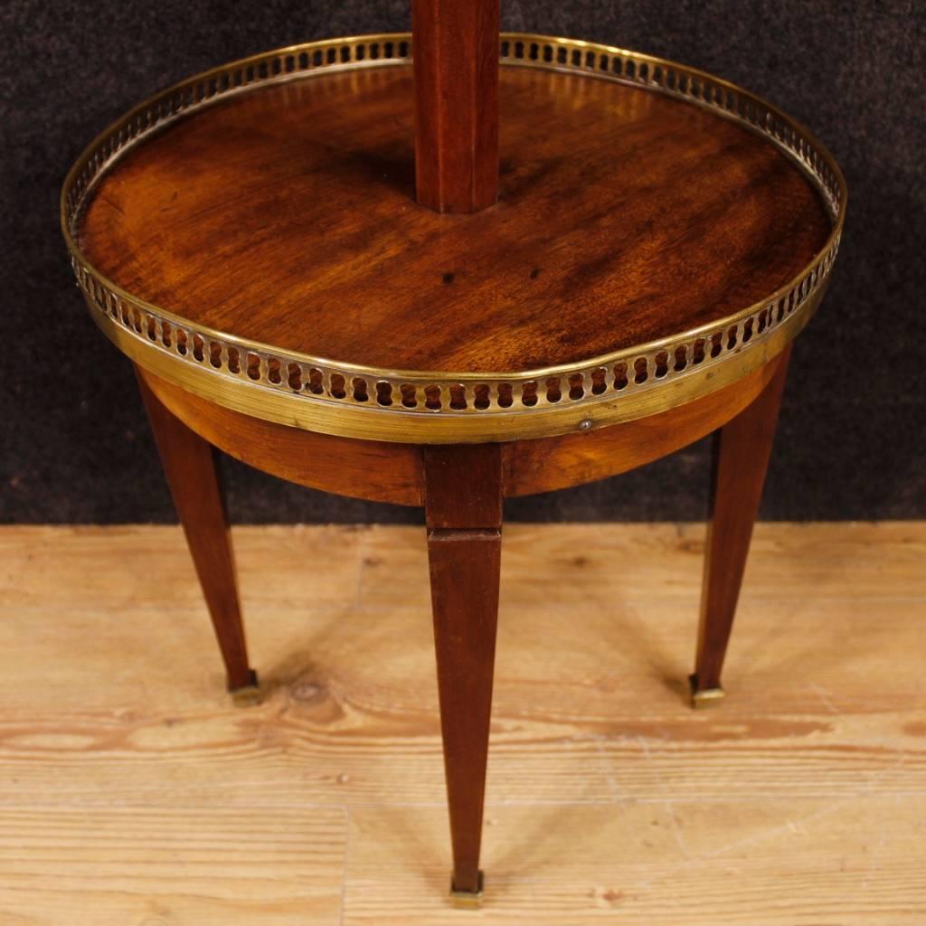 French Étagère in Carved Wood with Marble Top from 20th Century 1