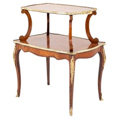 French Etagere Tea Table Tiered, 1880