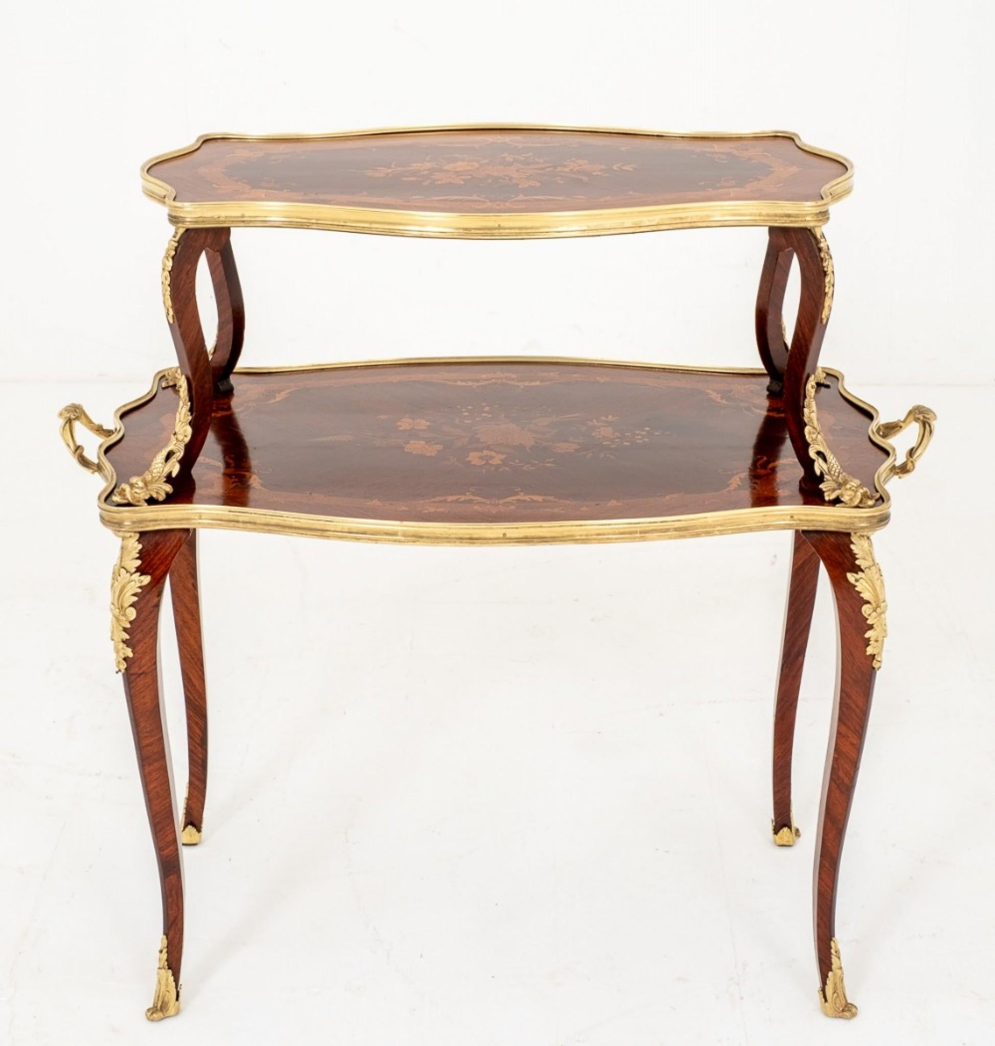 French Etagere Tiered Table, Antique Pastry Table, circa 1900 For Sale 8