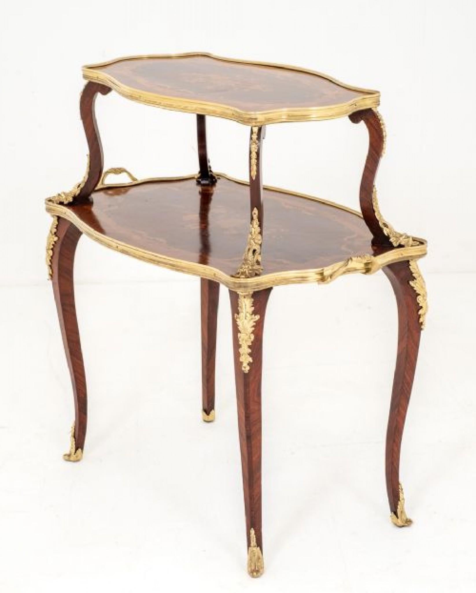 French Etagere Tiered Table, Antique Pastry Table, circa 1900 For Sale 3