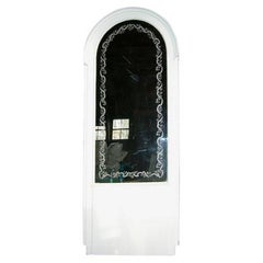 French Etched Arched Mirror